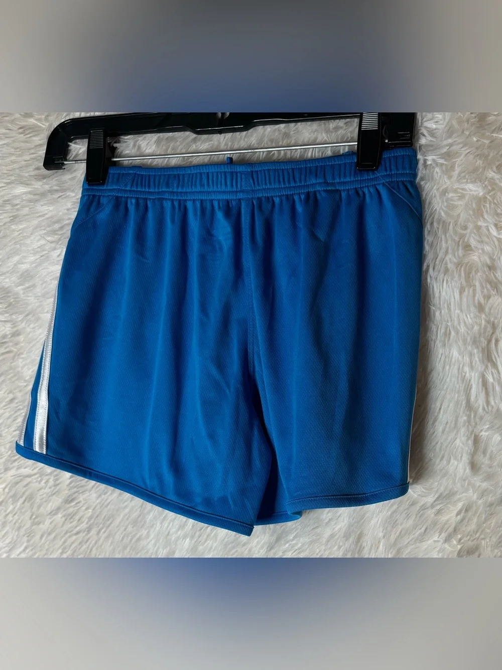 NWT adidas Girls Climacool Running Shorts Blue Size L 14/16